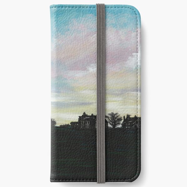 West Hill Cafe at Dusk iPhone Wallet