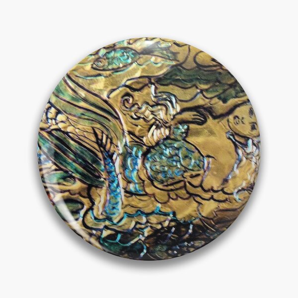 Item preview, Mermaid, a copper foil etching depicting a mermaid and her surroundings. designed and sold by monaruth.