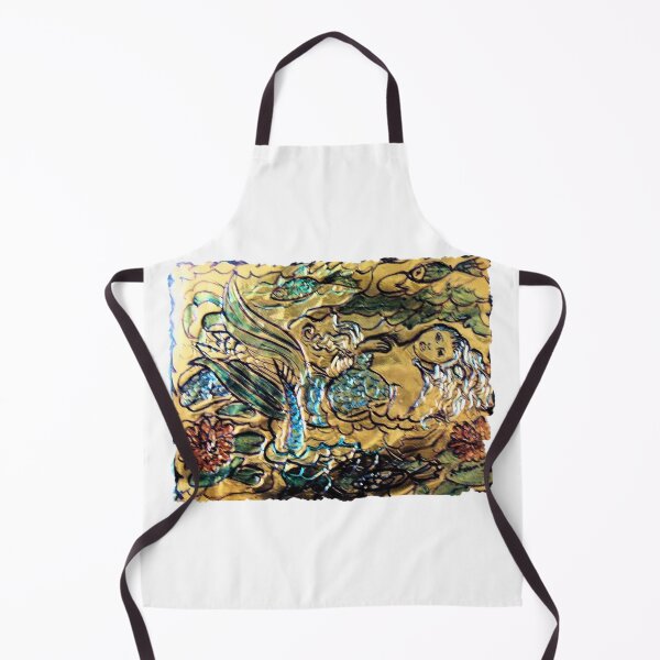 Item preview, Mermaid, a copper foil etching depicting a mermaid and her surroundings. designed and sold by monaruth.