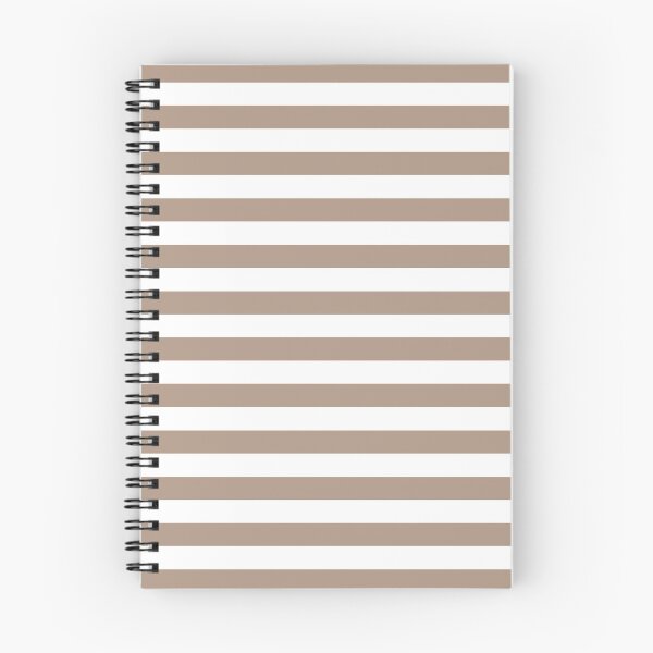 Item preview, Small WARM TAUPE and WHITE Horizontal STRIPES designed and sold by RachelMacht.