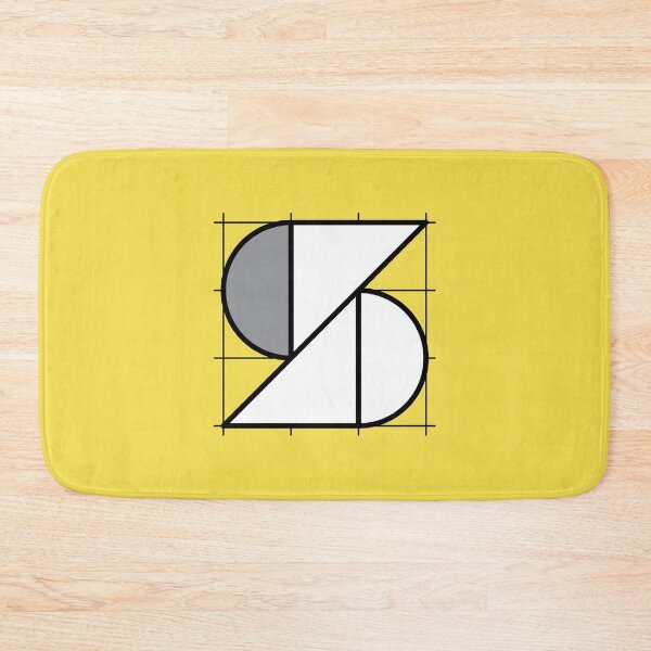 Item preview, S // Perfectionist Alphabet (Pantone Illuminating + Ultimate Gray) designed and sold by fumauk.