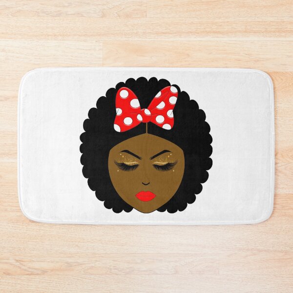 Item preview, Afro Diva Gift Beauty Red Lips Bow Tie Black Girl Magic Natural Melanin designed and sold by Black Queens.