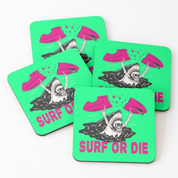Item preview, SURF OR DIE SHARK DESIGN designed and sold by Picspot.