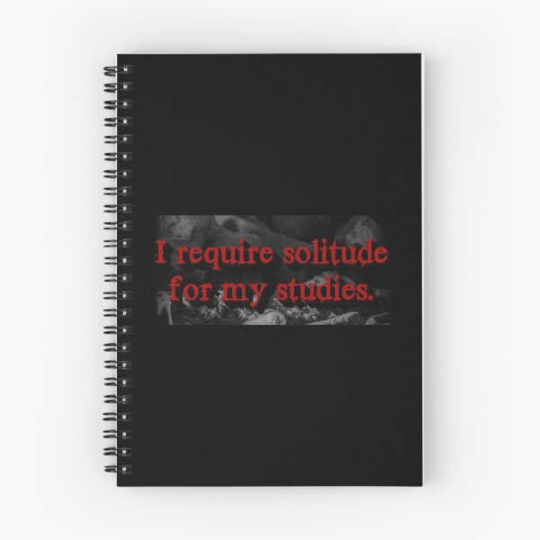 Item preview, Necesito soledad para mis estudios designed and sold by ShadowSparkPub.