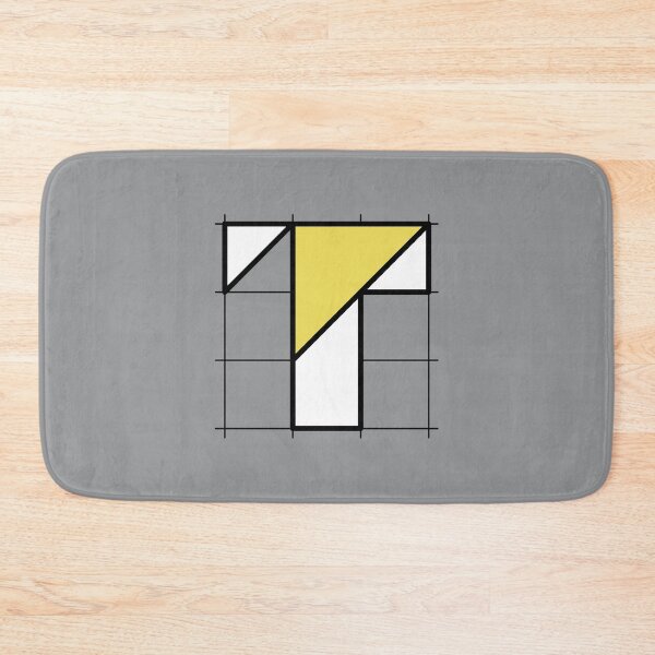 Item preview, T // Perfectionist Alphabet (Pantone Ultimate Gray + Illuminating) designed and sold by fumauk.