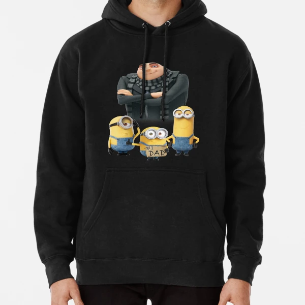 Sweat à Capuche Minions Bob And Tim Fluftastic! - Design Licencié, Coupe Classique