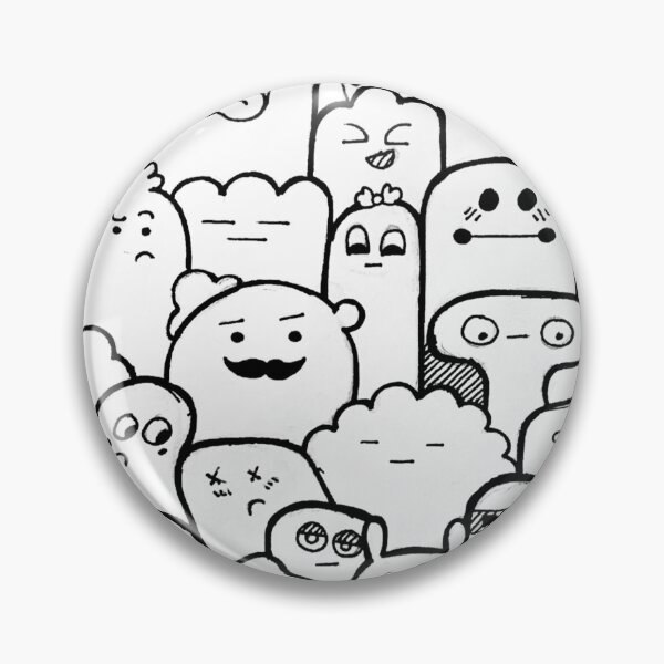 Item preview, Cute kawaii doodle monster print designed and sold by MariiaCreation.