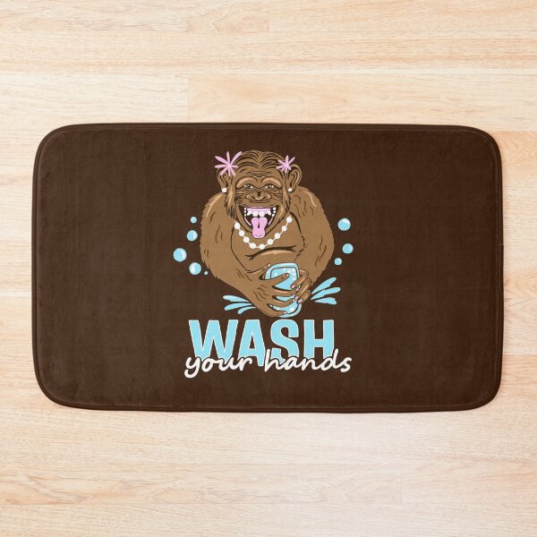 Item preview, Wash Your Hands, Silly Monkey designed and sold by Carrie Stephens.