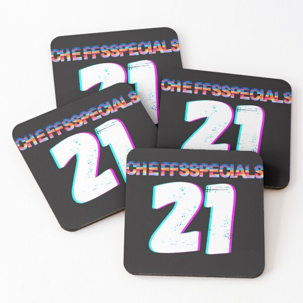 Item preview, Cheffsspecials 21, 21st birthday football style, rainbow letters designed and sold by Cheffsspecials.