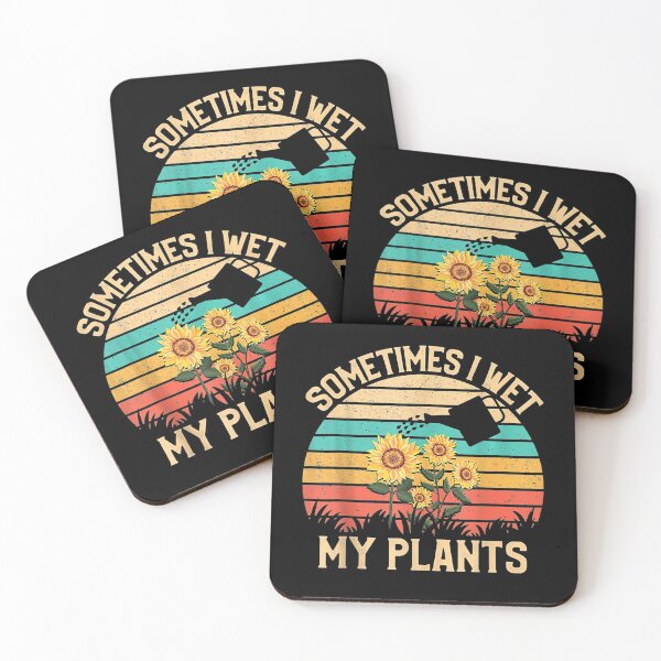Item preview, Sometimes I Wet My Plants Vintage Sunflower Gardening designed and sold by aguilaro.