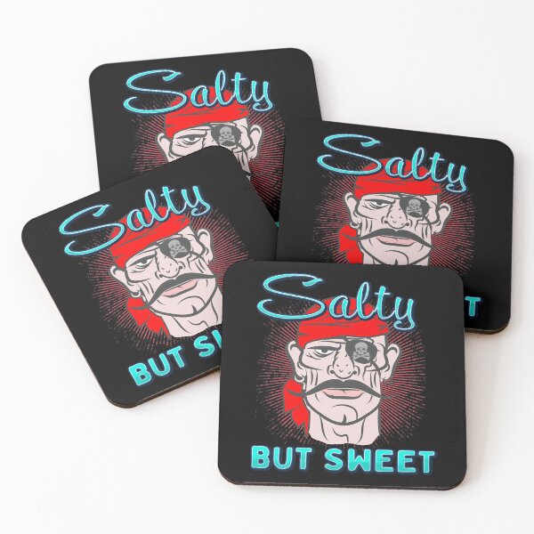Item preview, Salty But Sweet Pirate Sailor Hilarious Sailing Meme designed and sold by funnytshirtemp.