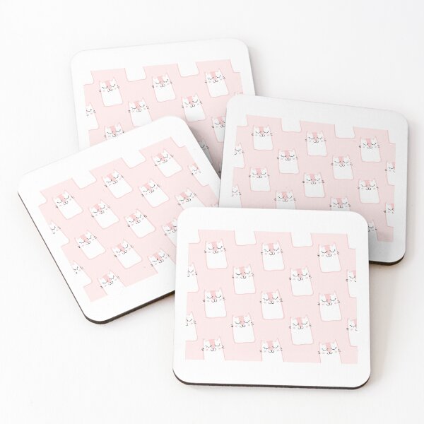 Item preview, Cute Cat with Pink Background designed and sold by rgsblo.