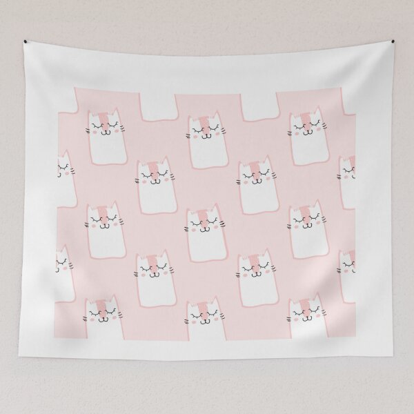Aperçu de l'œuvre Chat mignon avec fond rose créée et vendue par rgsblo.