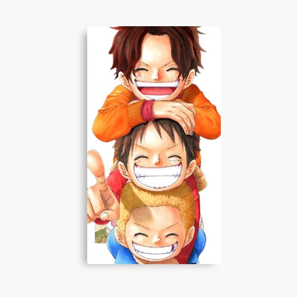 Ace Luffy Sabo Canvas Prints Redbubble