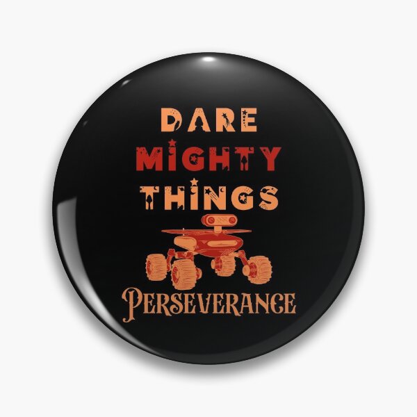 Item preview, Dare mighty things - hidden message found on Nasa Mars rover parachute designed and sold by ecdato.