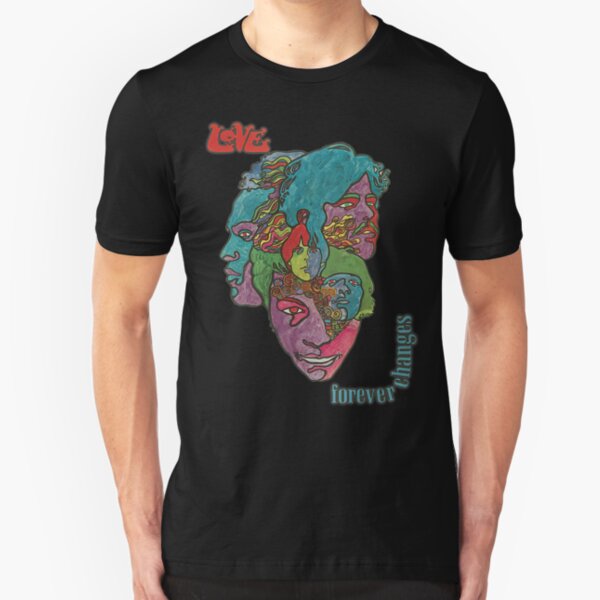 Love - Forever Changes + Logo Slim Fit T-Shirt