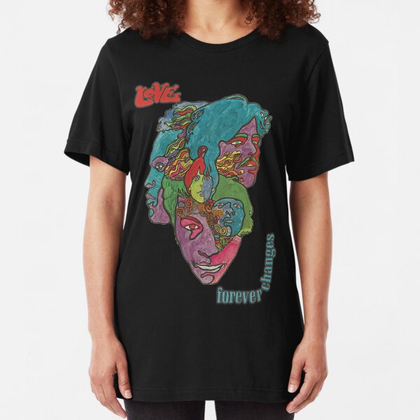 Love - Forever Changes + Logo Slim Fit T-Shirt