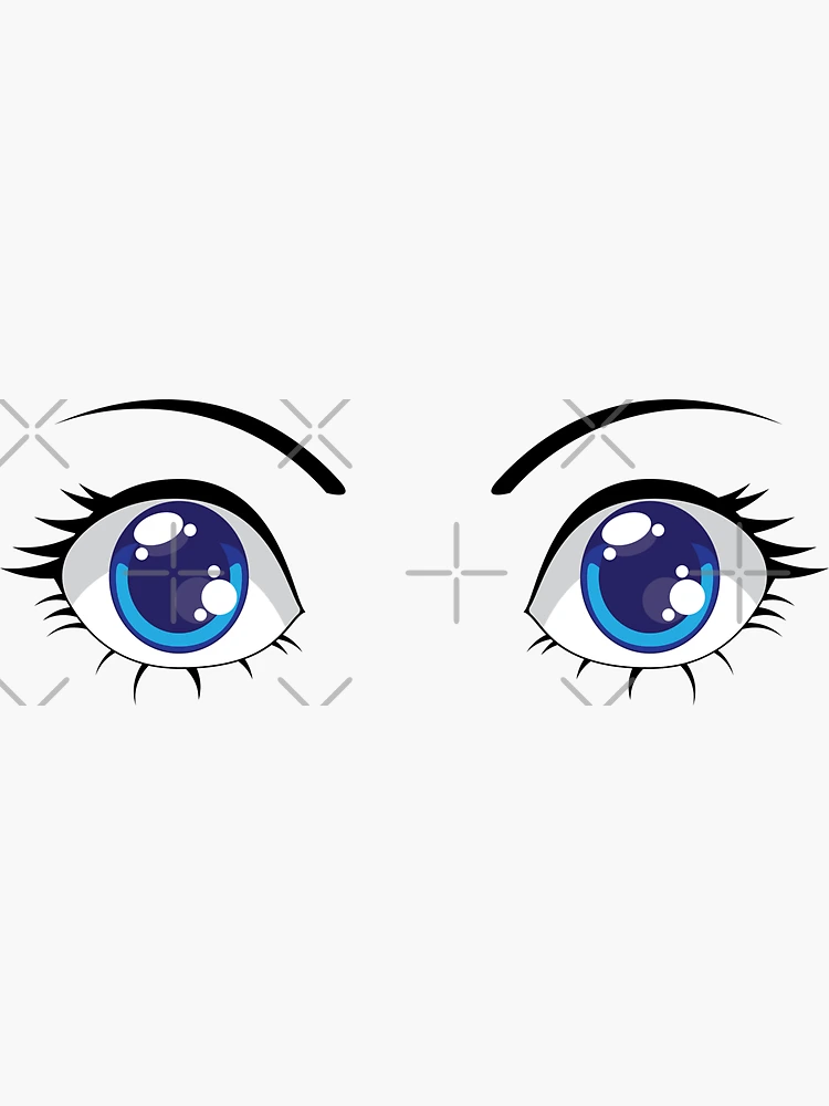 Fantasy eyes Sticker for Sale by AnnArtshock