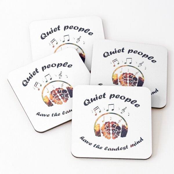 Item preview, Quiet people have the laudest mind designed and sold by Atinno.