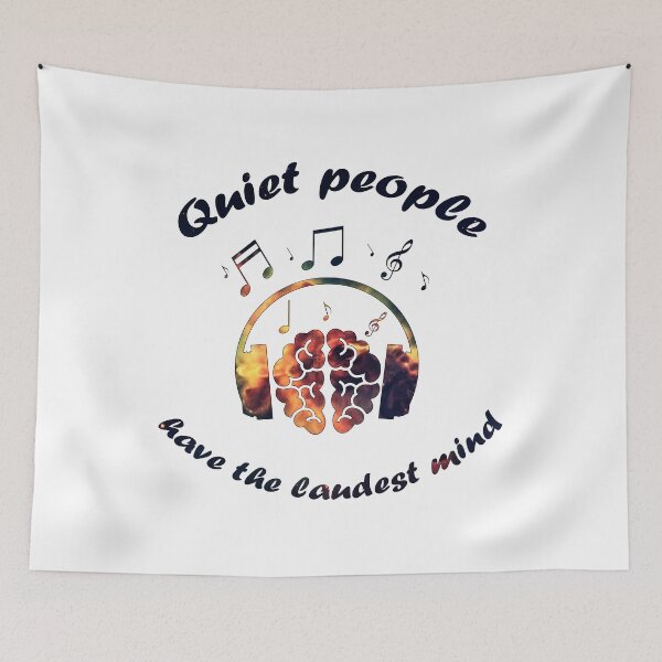 Item preview, Quiet people have the laudest mind designed and sold by Atinno.