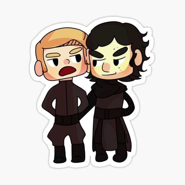Vista previa del artículo con la obra «Ren y Hux 3», diseñado y vendido por AshPatch.