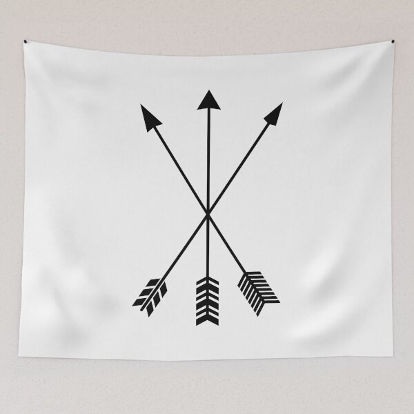 Item preview, WHITE AND BLACK ARROWS  designed and sold by ALCHILE1.