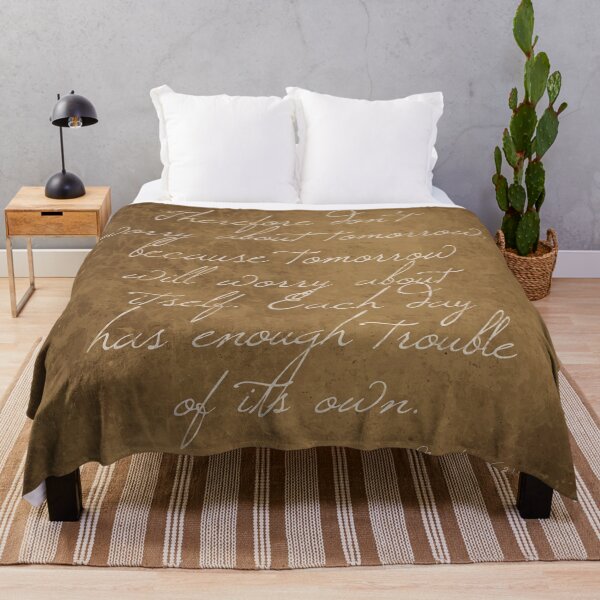 Item preview, Don't Worry About Tomorrow Scripture - Matthew 6:34 Verse designed and sold by hobrath.