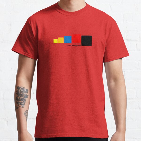 Fontainebleau Bouldering Art, from Roots-Climbing Classic T-Shirt