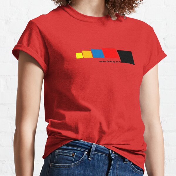 Fontainebleau Bouldering Art, from Roots-Climbing Classic T-Shirt