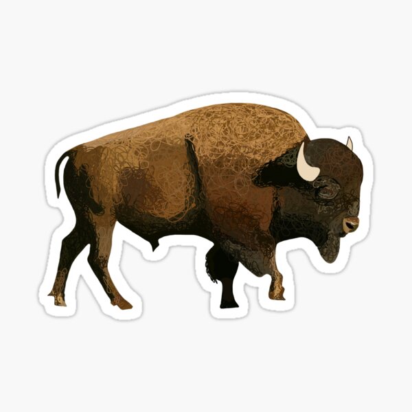 Item preview, buffalo or bison ? designed and sold by jesscallaghan.