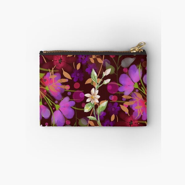 Item preview, Watercolor Flowers pattern with a colorful background designed and sold by Doucheka.