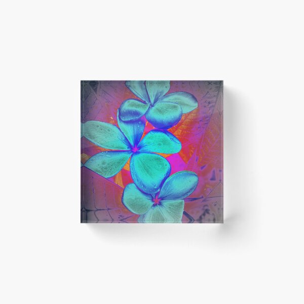 Item preview, FRANGIPANI FANTASY IN BLUE  designed and sold by Opalbluerose.