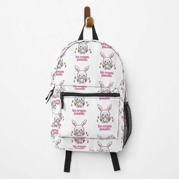 Item preview, Ice Cream Fanatic Bunny Rabbit | Cute Kawaii Ice Cream Fanatic Bunny designed and sold by Rabbitti.
