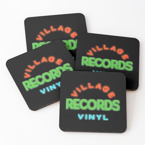 Item preview, Village Records Neon W/Blur designed and sold by ArtofDissent.