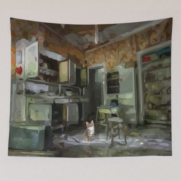 Item preview, Cat in the kitchen designed and sold by Astrid de Cock.