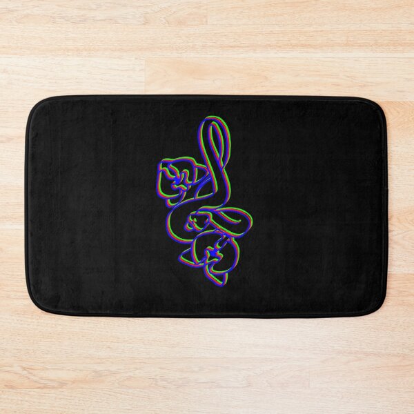 Item preview, Psychedelic neon infinity snake with orchids designed and sold by zherra.