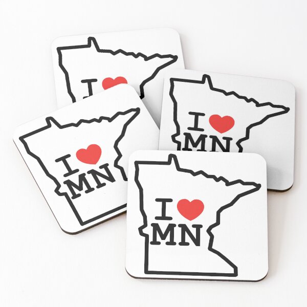 Item preview, I Love Minnesota - White designed and sold by nicdesignsstuff.