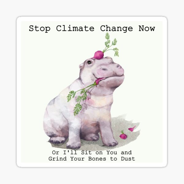 Reduce Global Warming Sticker by Thermos Singapore for iOS