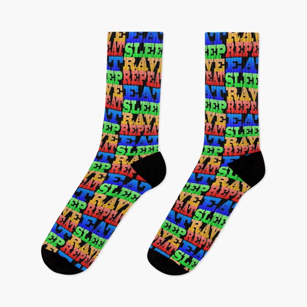 Item preview, EAT SLEEP RAVE REPEAT! designed and sold by titanosdesign.