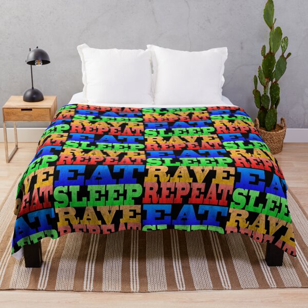 Item preview, EAT SLEEP RAVE REPEAT! designed and sold by titanosdesign.