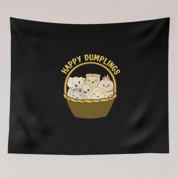 Item preview, Happy dumplings in the basket designed and sold by ElBeDesigns.