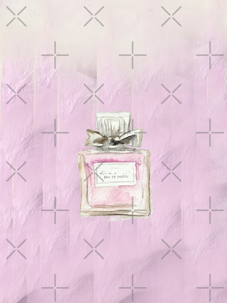Iconic Perfume Flacon Miss Pink Greeting Card
