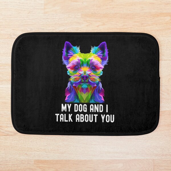 Item preview, Mi perro yorkshire terrier y yo hablamos de ti designed and sold by PinkyTree.