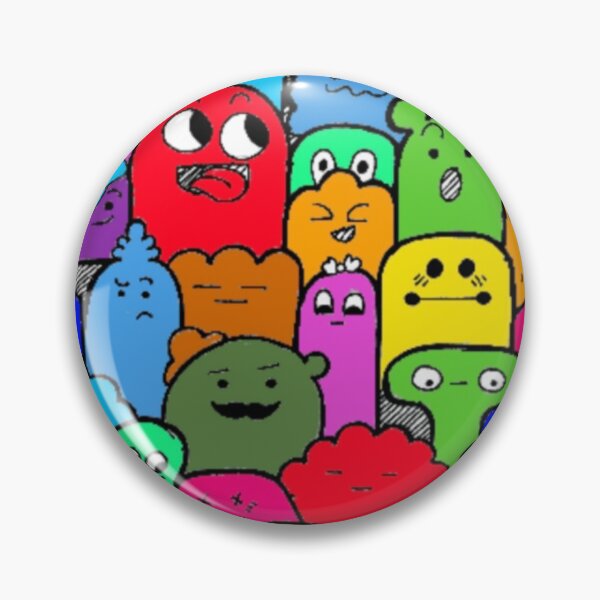 Item preview, Cute kawaii doodle monster print designed and sold by MariiaCreation.