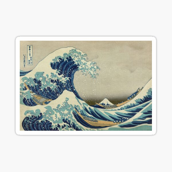 Item preview, The Great Wave Off Kanagawa designed and sold by warishellstore.