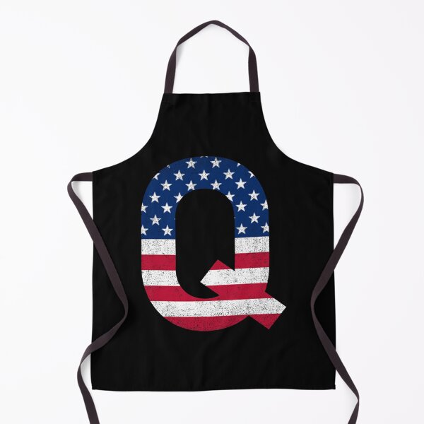 Item preview, Vintage Letter Q Capital Alphabet American Flag Q Gift designed and sold by Shariss.