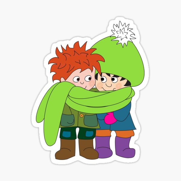 Freunde halten zusammen Sticker