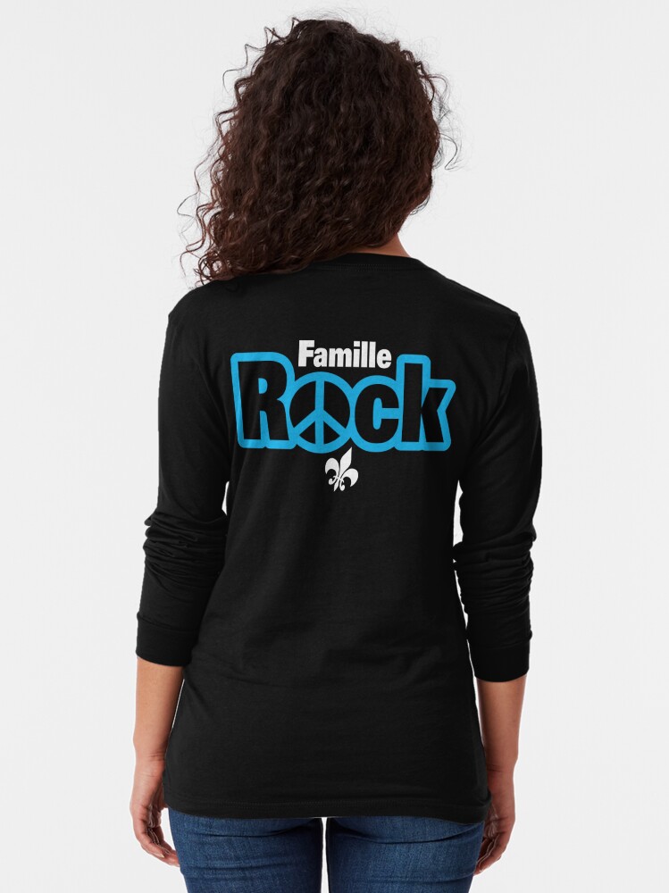 T-shirt manches longues avec l'œuvre Famille Rock Logo Boutique créée et vendue par Ggiguere9
