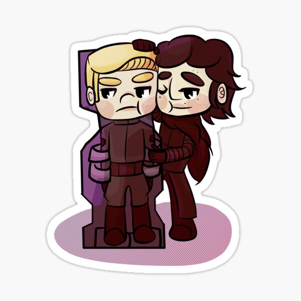 Vista previa del artículo con la obra «Ren y Hux 6», diseñado y vendido por AshPatch.