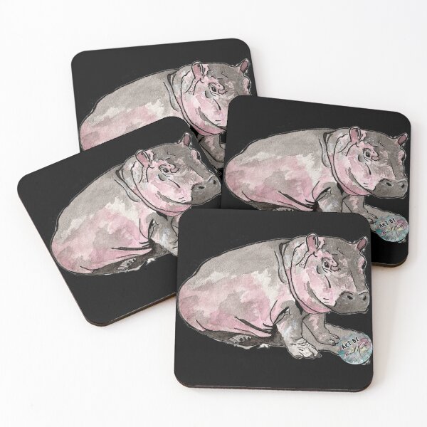 Item preview, Baby Hippo designed and sold by ArtDanielKeith.